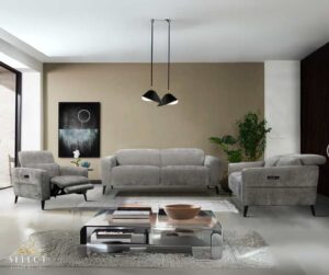 מערכת ישיבה 3+2 ריקליינר חשמלי  VAL-33556