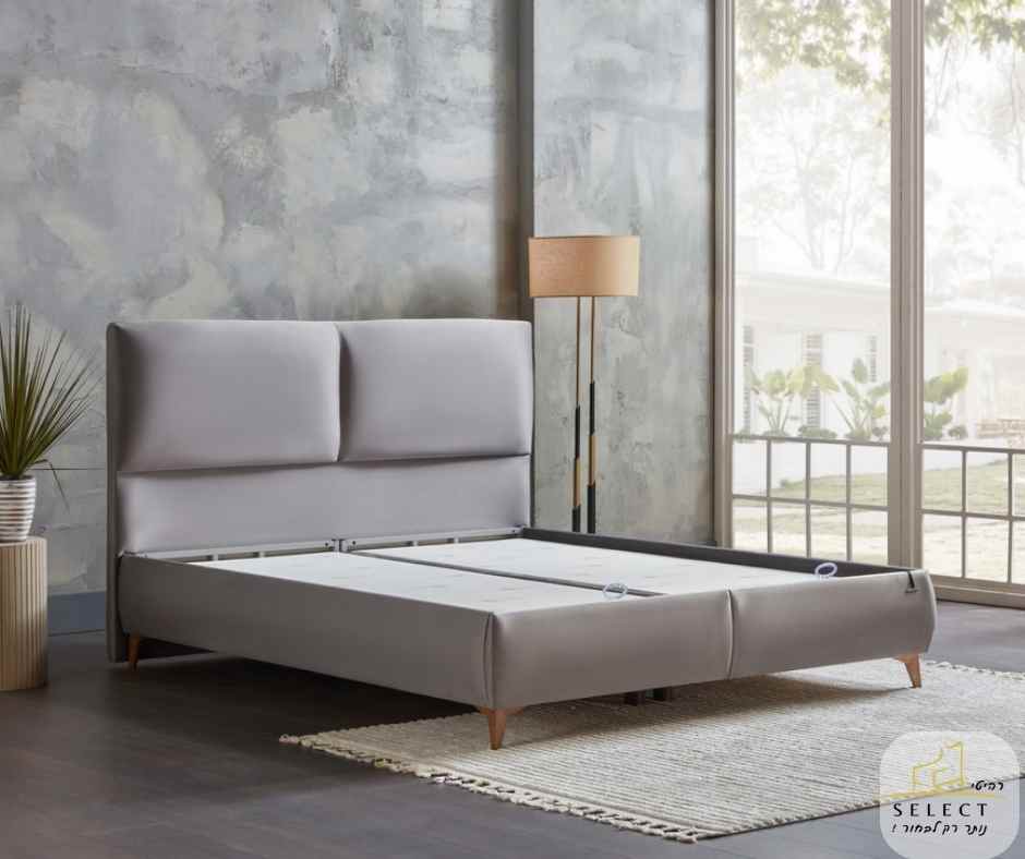 מיטה זוגית SIESTA מרופדת הפרדה יהודית מיטות מעוצבות מבית רהיטי סלקט