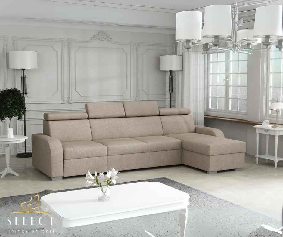 BN-OSLO-L ספות אירוח מעוצבות | סלונים נפתחים למיטה | רהיטי SELECT תוצרת אירופה