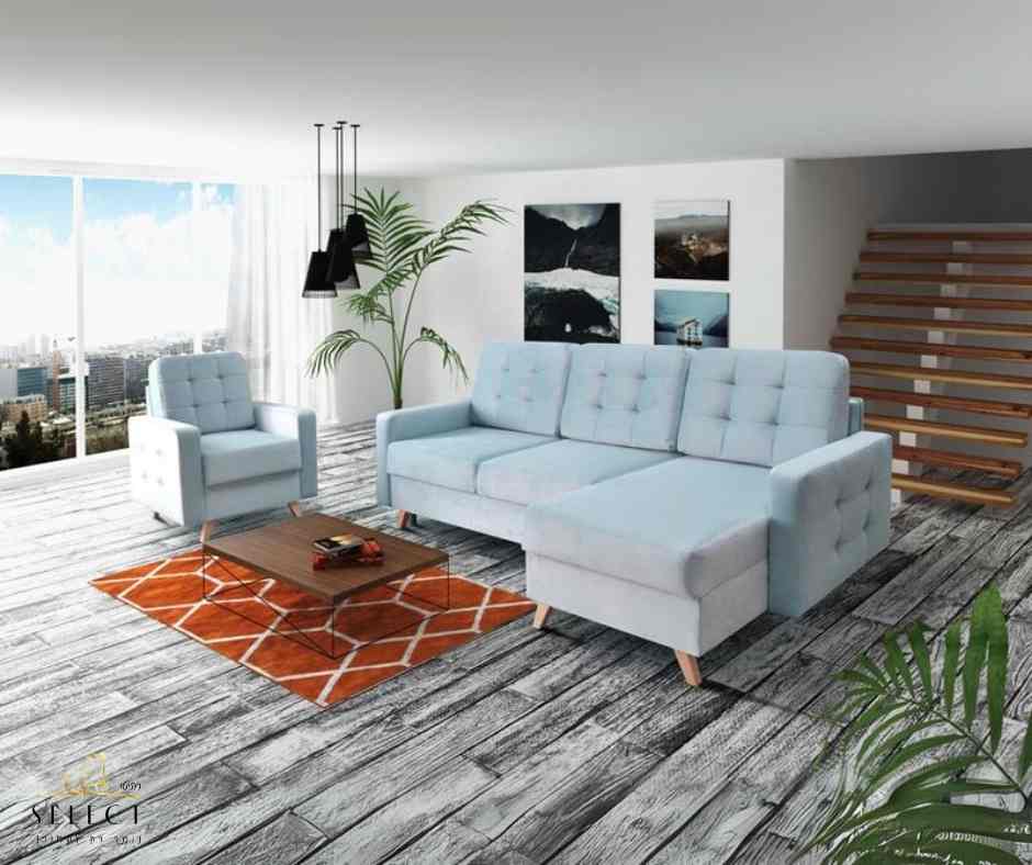 ספה פינתית נפתחת למיטה VEGAS ספות אירוח מעוצבות מבית רהיטי SELECT