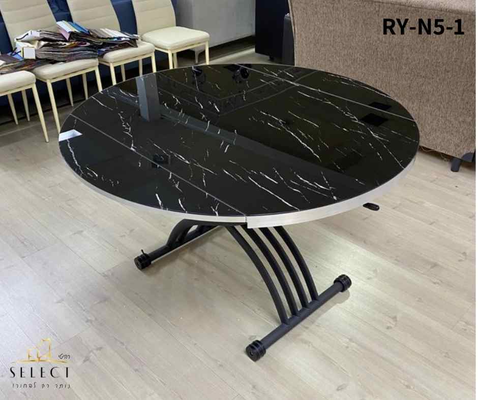 שולחן טרנספורמר N5-1 רהיטי סלקט - רהיטים איכותיים לפינות אוכל ושולחנות רב תכליתיים