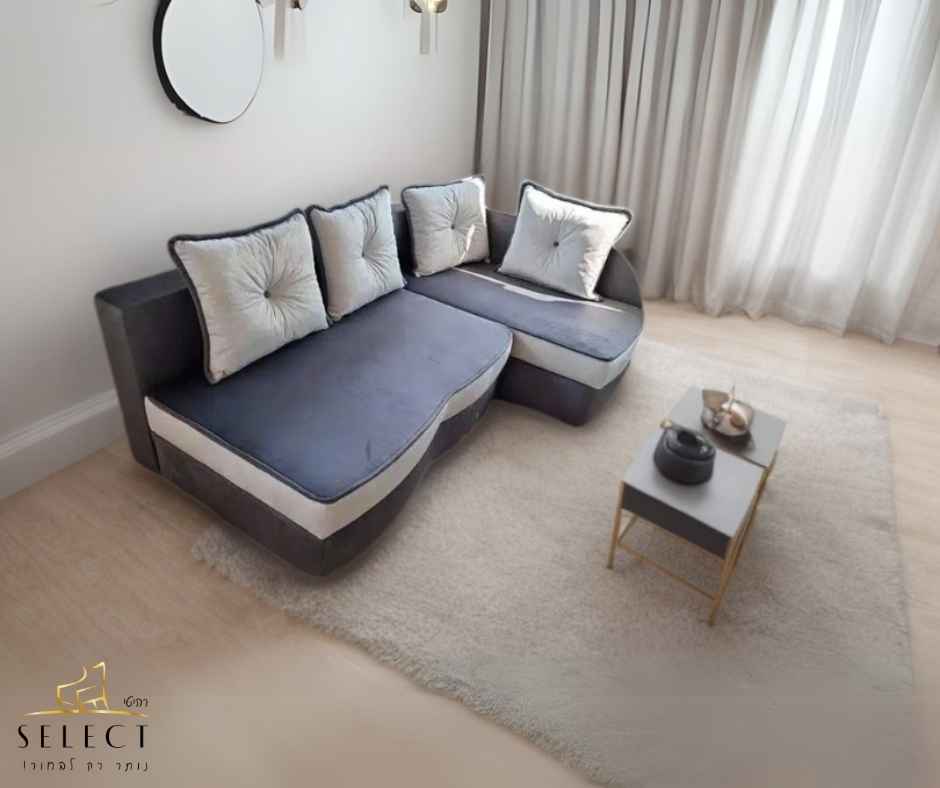 ספה פינתית נפתחת סול ספות אירוח מעוצבות | סלונים נפתחים למיטה | רהיטי SELECT תוצרת אירופה