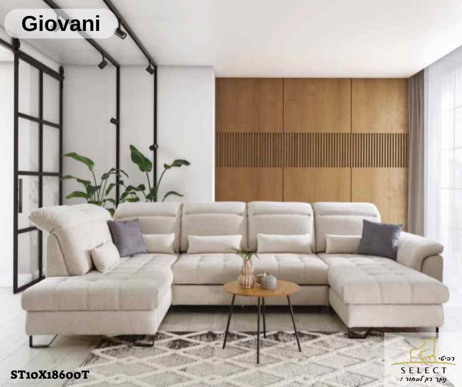 סלון פינתי Giovani נפתח מערכות ישיבה נפתחים למיטה ספות נפתחות למיטה תוצרת פולין