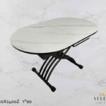 דמוי שיש לבן גידים אפורים