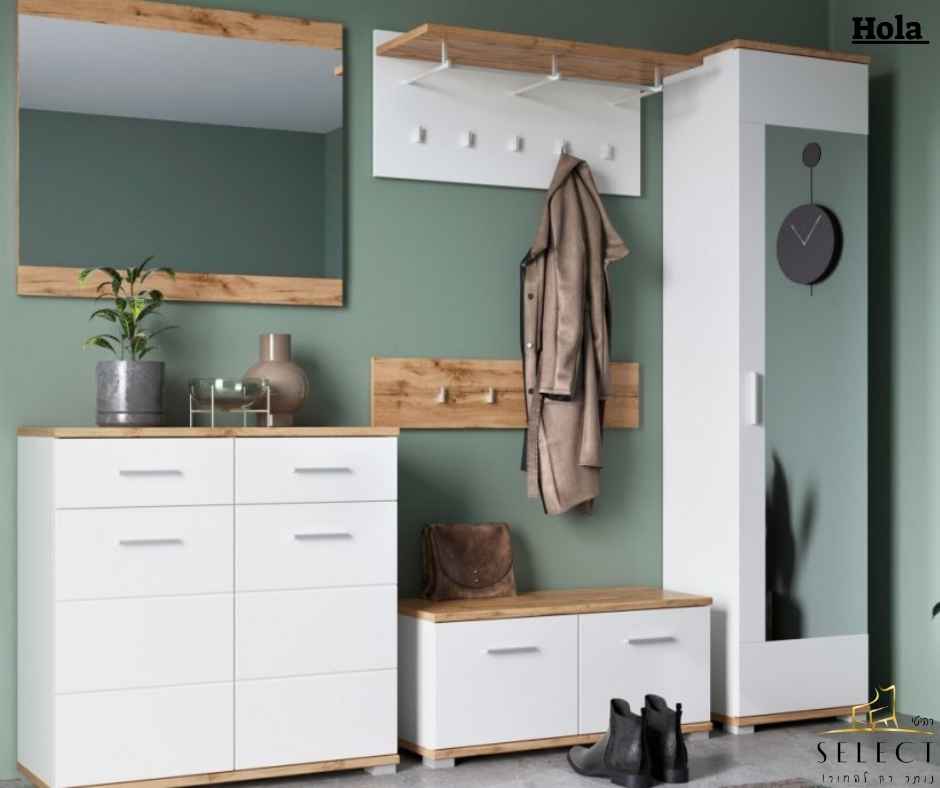ארון כניסה Hola יחידות כניסה תוצרת ארופה מבית רהיטי SELECT