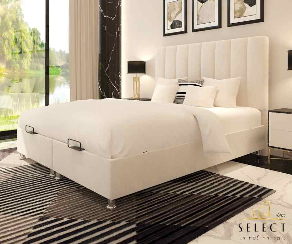 מיטה מרופדת LD 012 ניתנת להפרדה מיטות מרופדות מבית רהיטי SELECT
