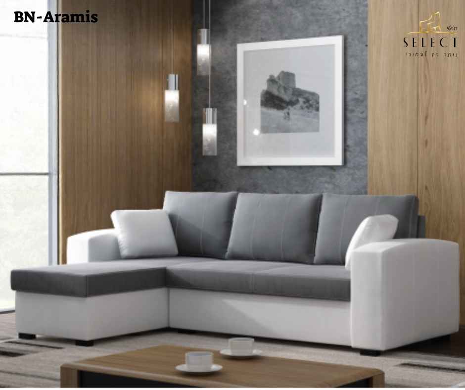 סלון נפתח למיטה BN-Aramis מערכות ישיבה וספות אירוח מבית רהיטי SELECT