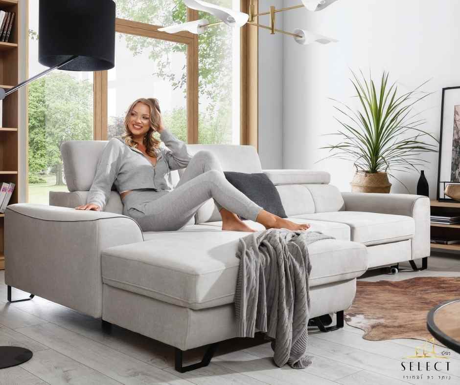 סלון פינתי נפתח למיטה ASTI ספות אירוח הדומים סלונים נפתחים למיטה מבית רהיטי סלקט