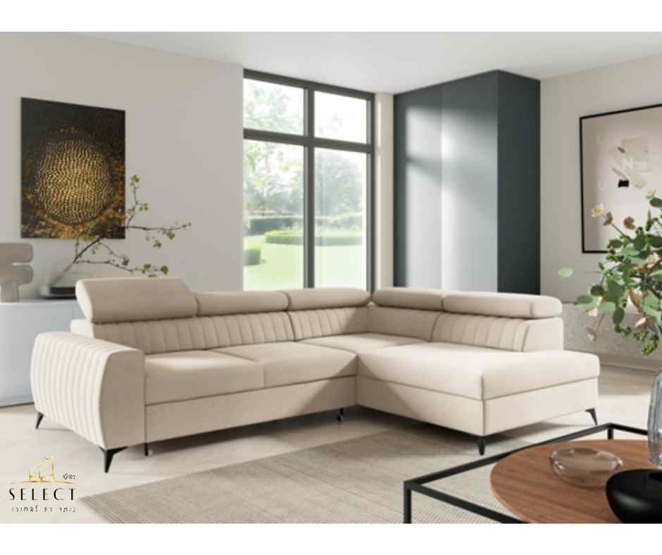 ספה נפתחת למיטה OMEGA ספות אירוח מעוצבות מבית רהיטי SELECT