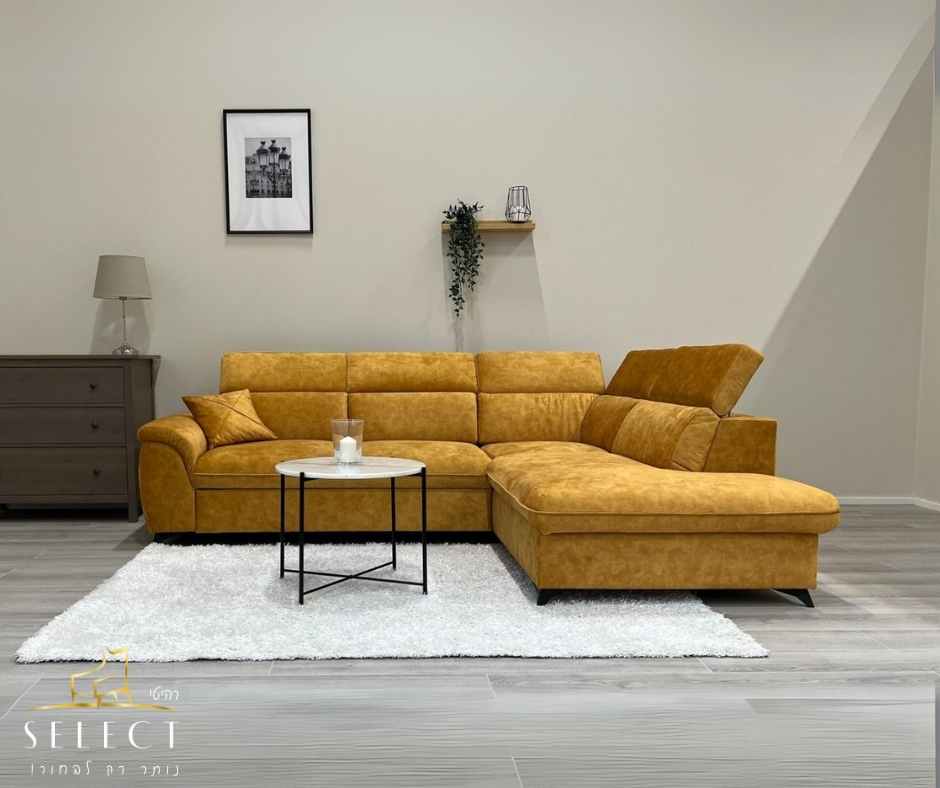 סלון פינתי נפתח למיטה BN-MONTANA סלונים נפתחים למיטה - פתרונות ספה נפתחת למיטה אירוח מעוצבים מבית רהיטי סלקט