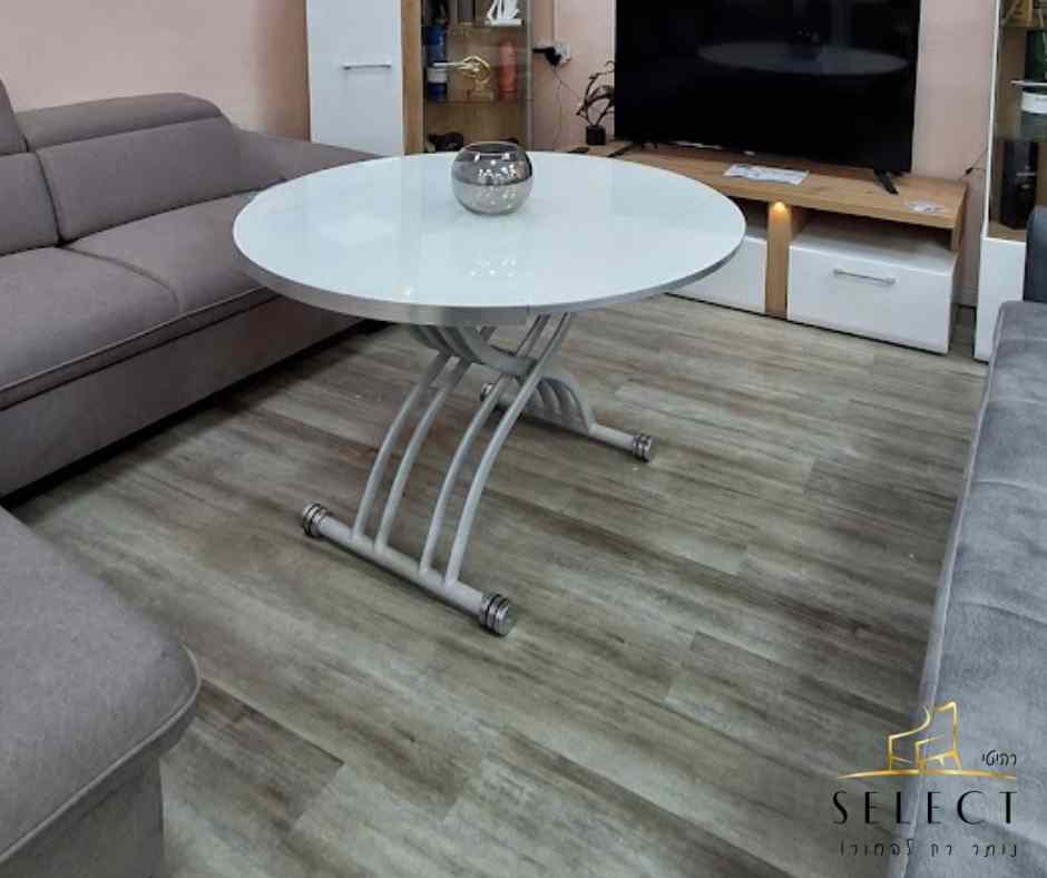 שולחן טרנספורמר N5 לבן איכותיים מבית רהיטי SELECT