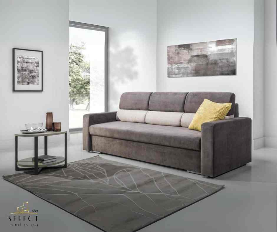 ספה נפתחת למיטה BN-leaf- ספות אירוח מעוצבות מבית רהיטי SELECT