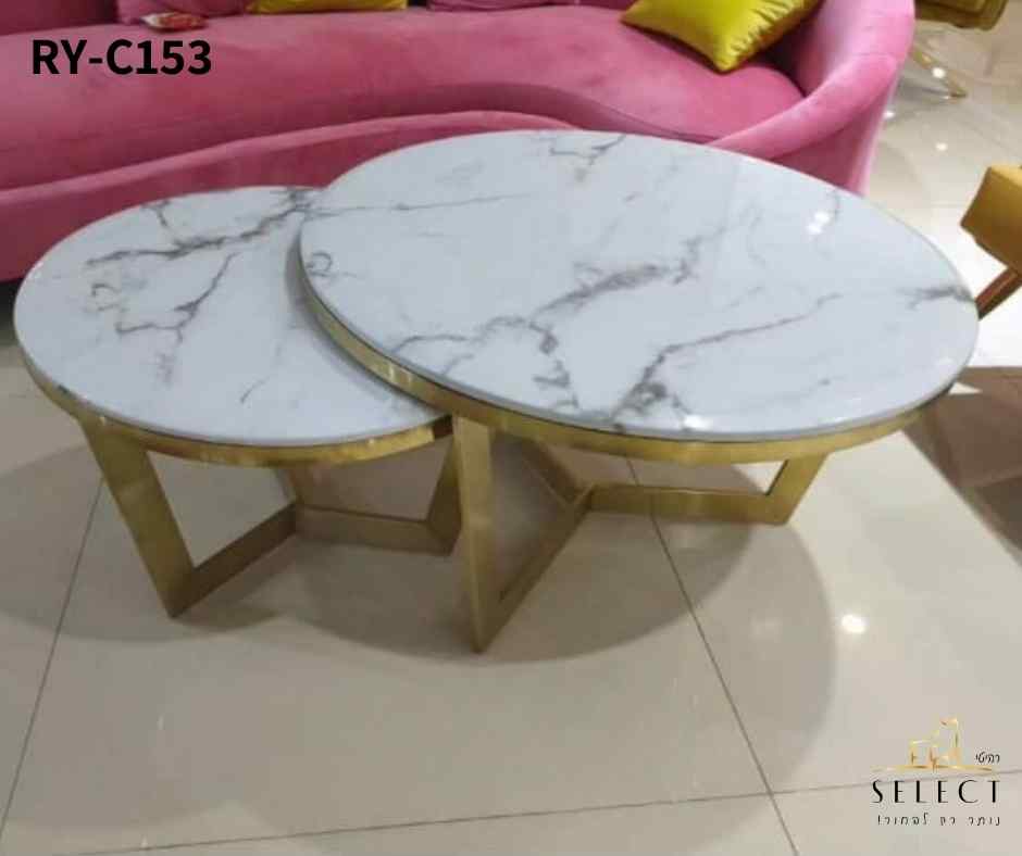 זוג שולחנות סלון RY-C153 ריהוט מעוצב במחירים אטרקטיביים מבית רהיטי SELECT