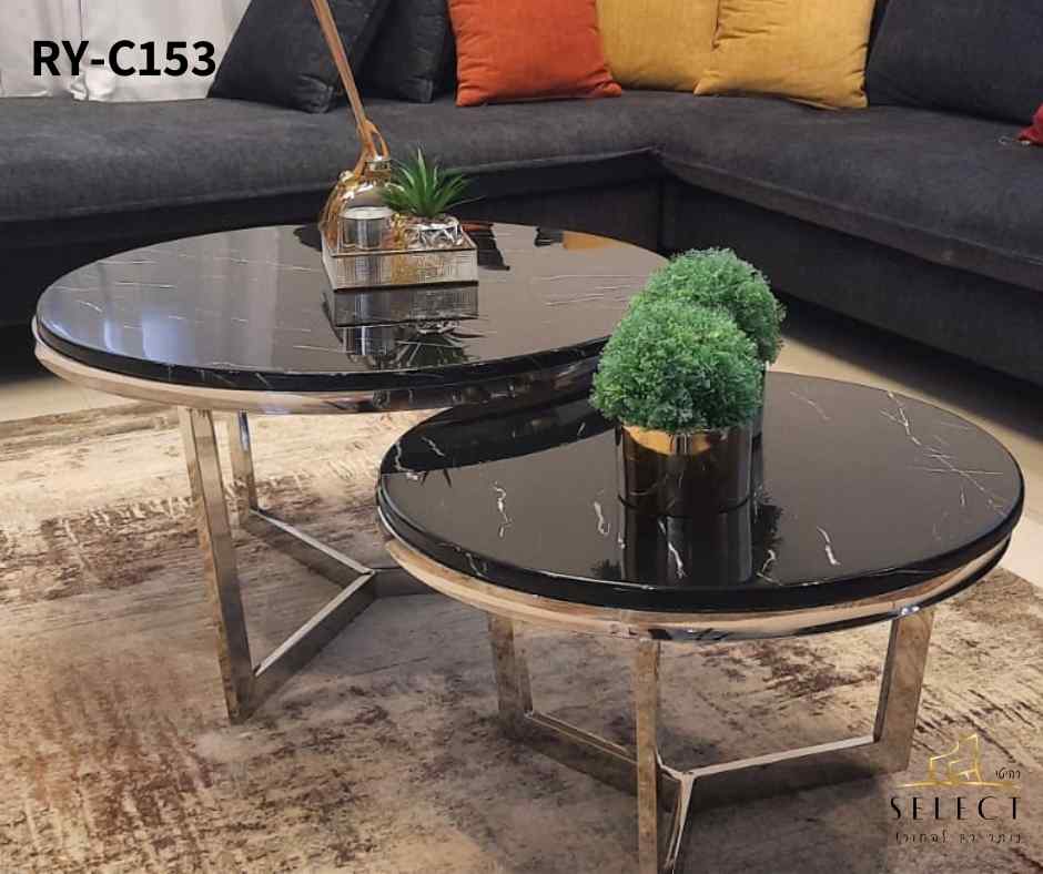 זוג שולחנות סלון RY-C153 ריהוט מעוצב במחירים אטרקטיביים מבית רהיטי SELECT