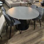 דמוי שיש אפור עם גידים